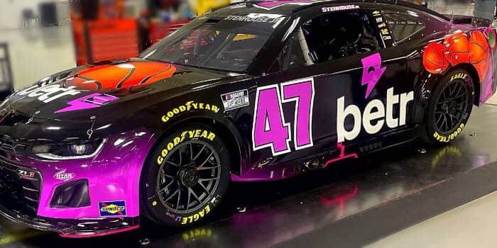 Betr เข้าร่วม NASCAR โดยสปอนเซอร์ Ricky Stenhouse Jr.