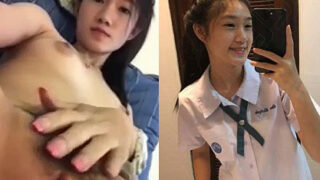 น้องน้ำหวาน มัธยมอินเตอร์ แหกหี เขี่ยหอยแฉะๆ น่ารักมาก