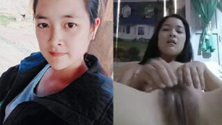 สาวสวยทางบ้าน เขี่ยหอยเรียกน้ำหี ก่อนเอาดิลโด้รัวหี โคตรเด็ด